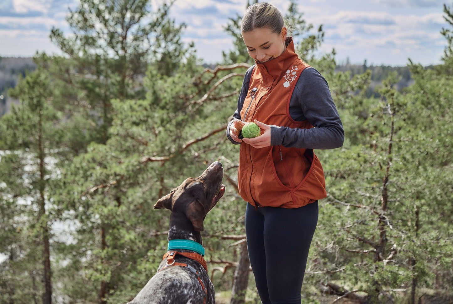 Trainingsweste Training vest ECO cinnamon - PetFitWorld
