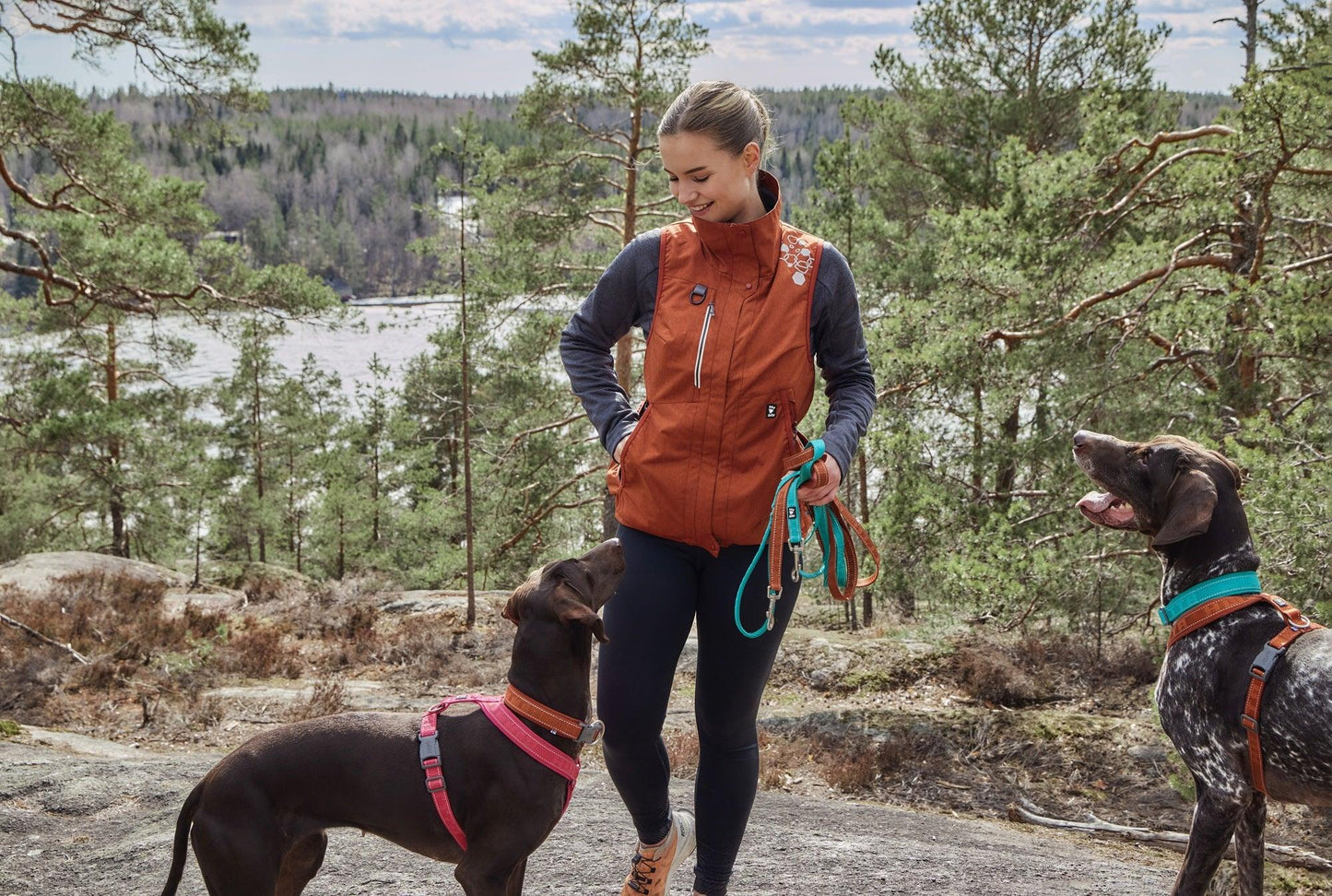 Trainingsweste Training vest ECO cinnamon - PetFitWorld