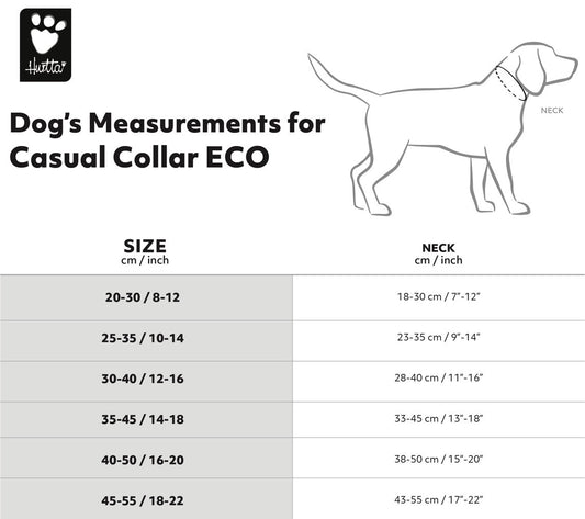 Hundehalsband Casual half ECO raven - PetFitWorld