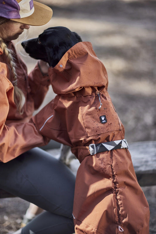 Regenmantel Mudventure Coat ECO cinnamon - PetFitWorld