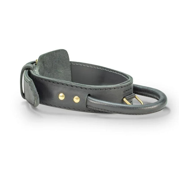 Leder Halsband (mit 2 Schichten) 4,5 cm breit - PetFitWorld